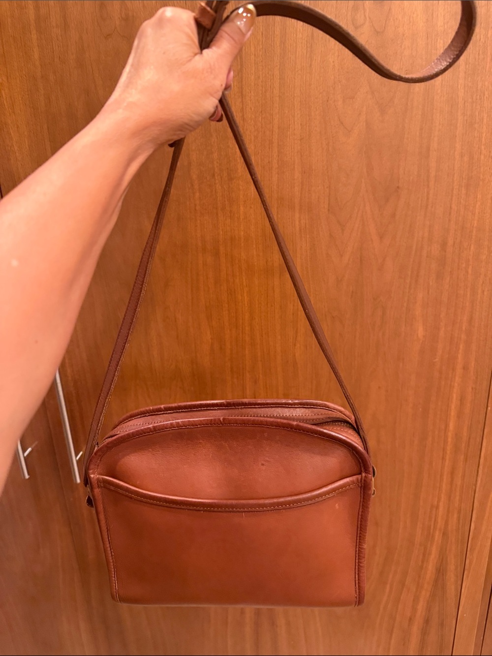 Vintage Coach Metropolis bag with key fob